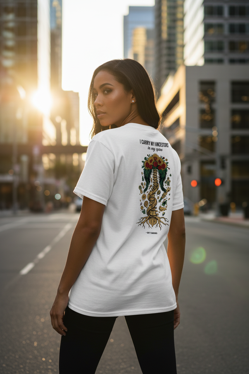 Ancestral Roots Female Back City