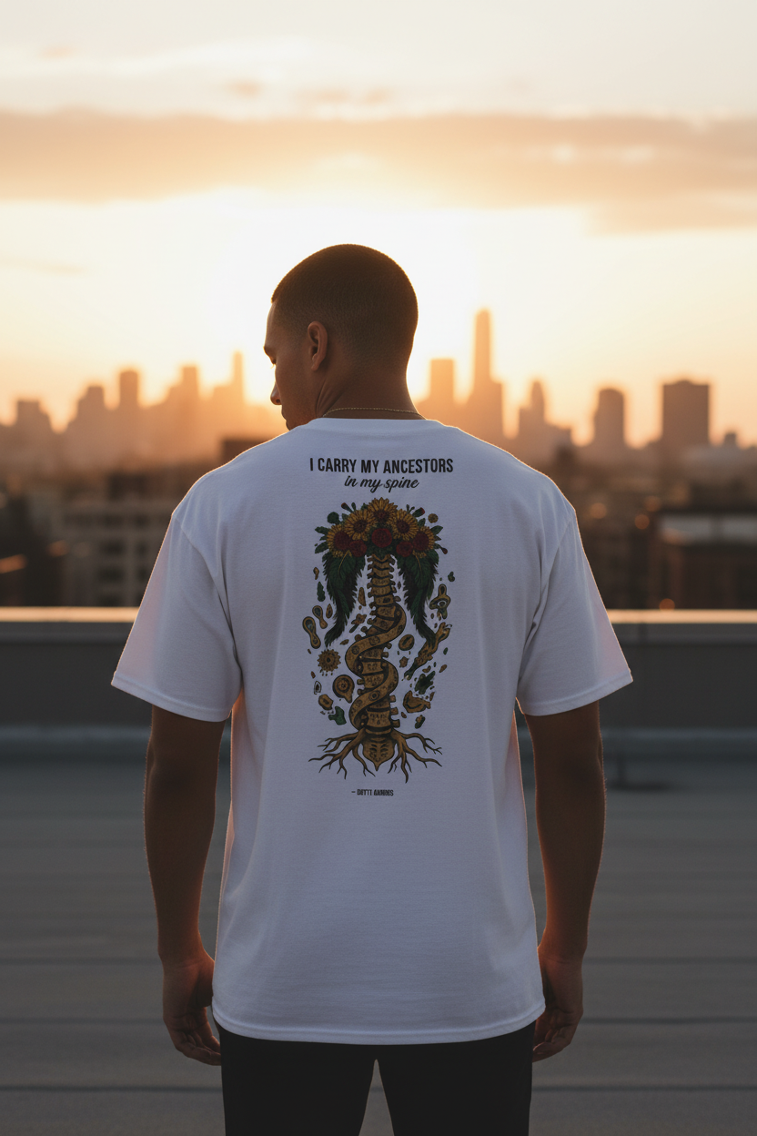 Ancestral Roots Male Back Rooftop