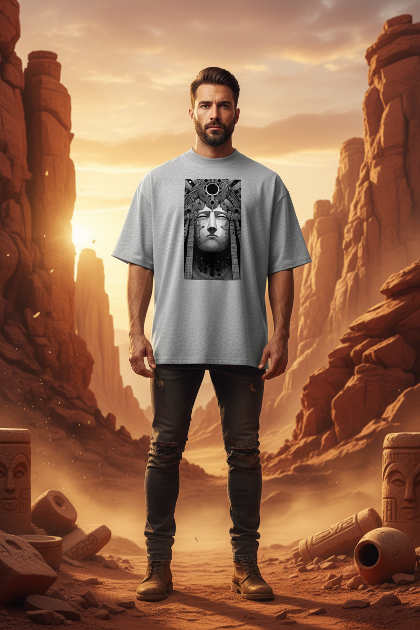 Aztec Warrior Grey Desert
