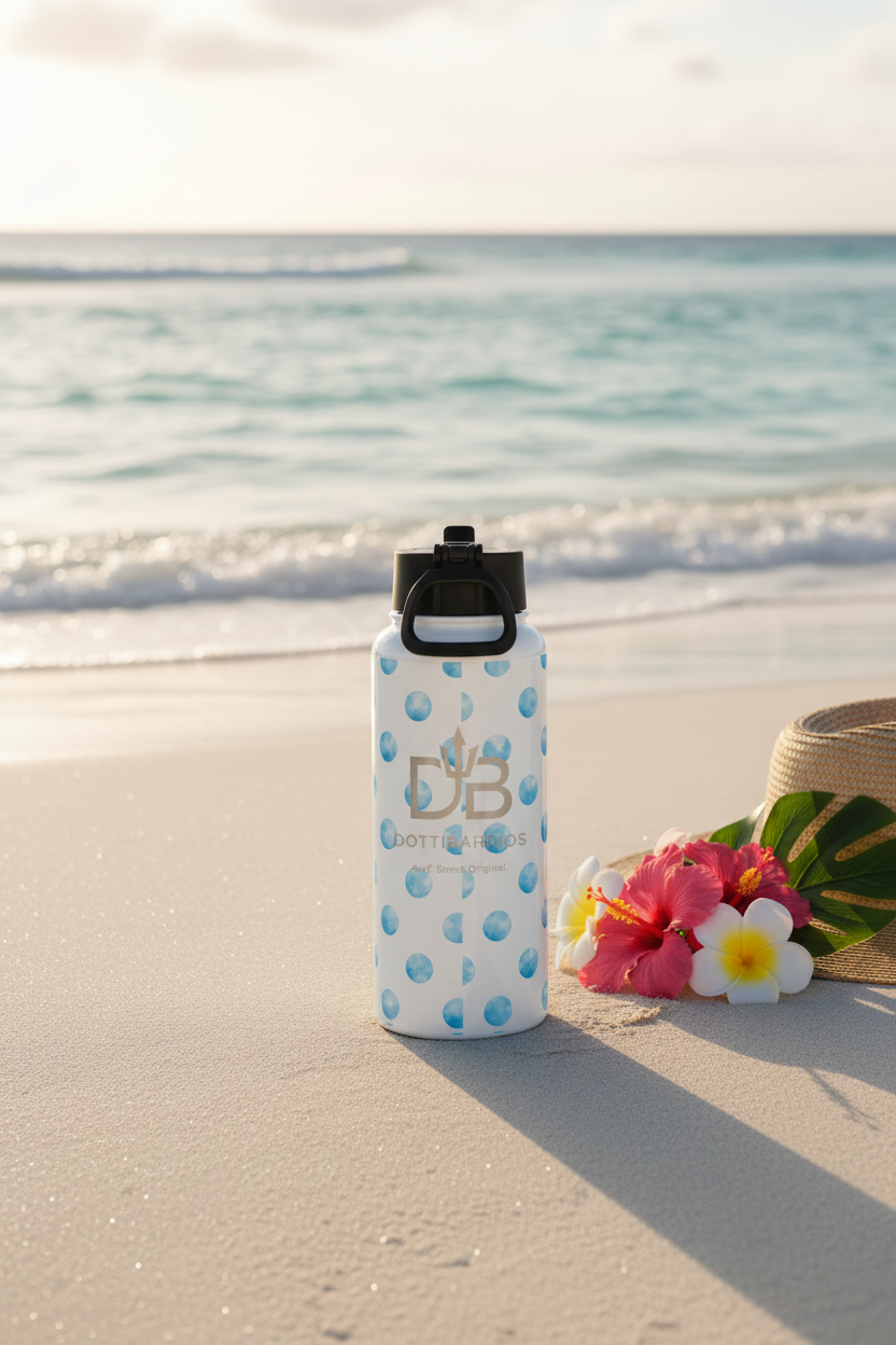 Cloudy Sky Bottle Beach