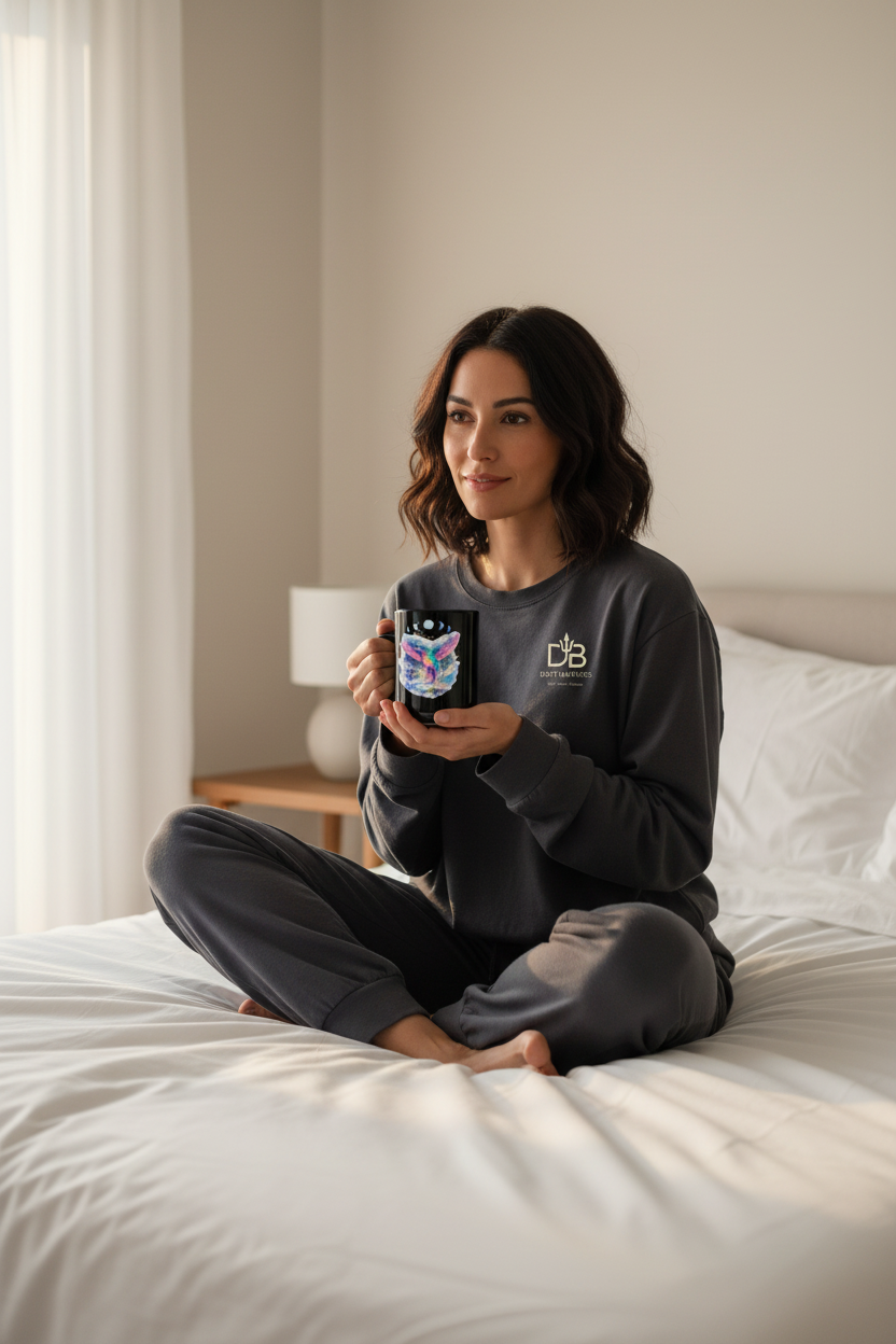 Cosmic Mug Bed Morning