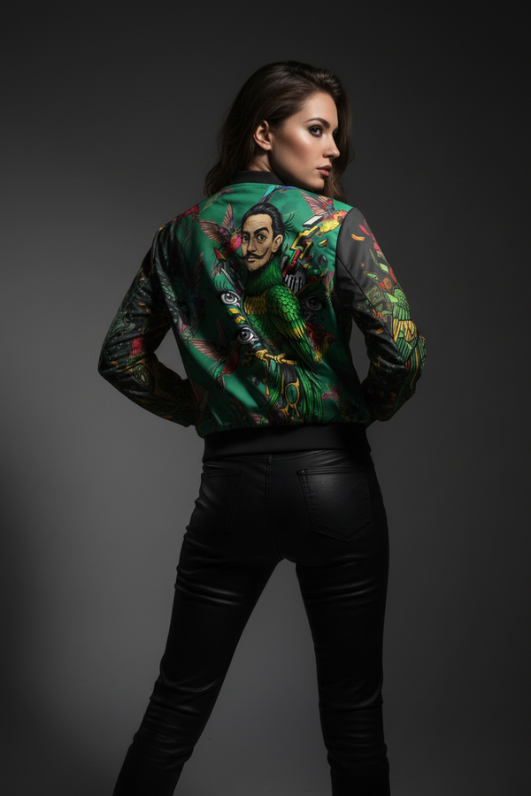 Emerald Bomber Grey