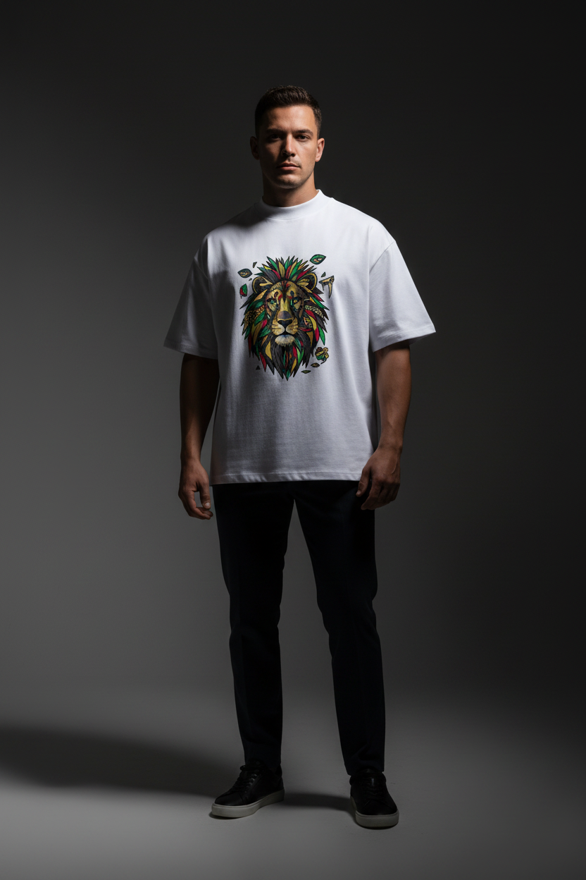 Geo-Lion Male Front Studio