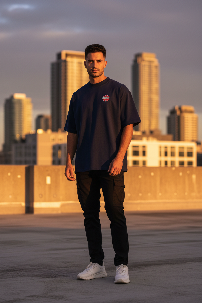 Hex Wave Oversized Man Street