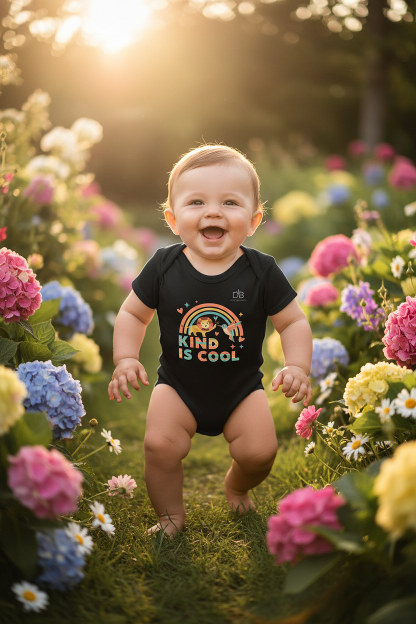 Kind Is Cool Boy Black Garden