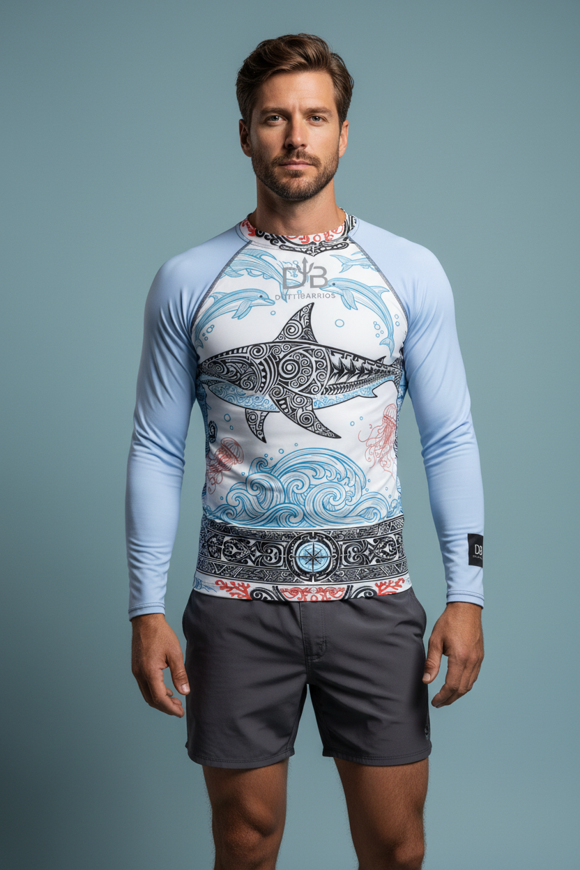 Ocean Compass Studio Blue