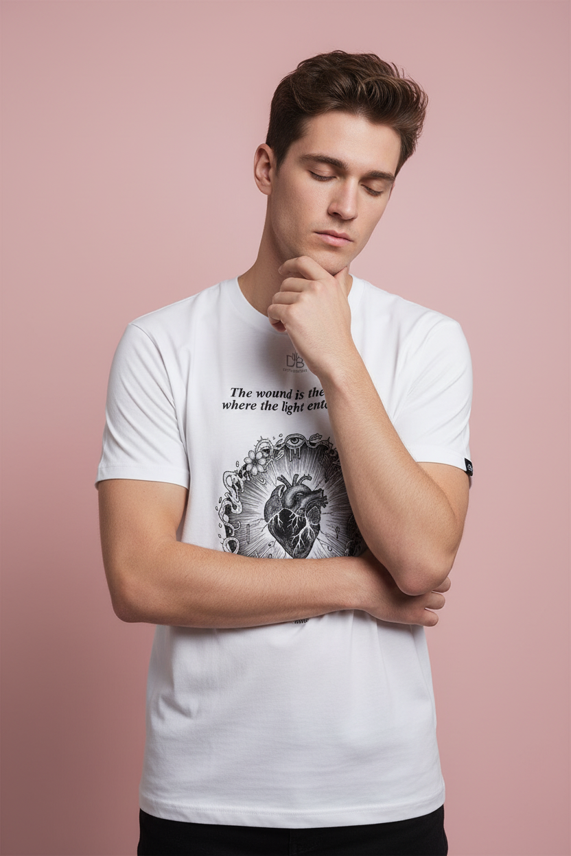 Rumi Heart Tee Pastel