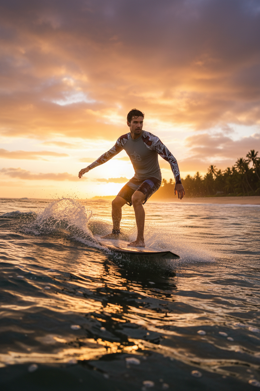 Tribal Marine Surfing